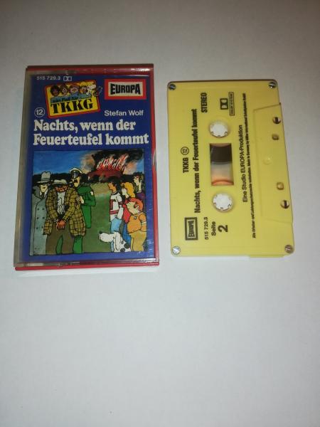TKKG Folge 12 Nachts, wenn der Feuerteufel kommt 4-fach Silber geschraubt Gelb 515729.3 Europa(Großes Fenster)